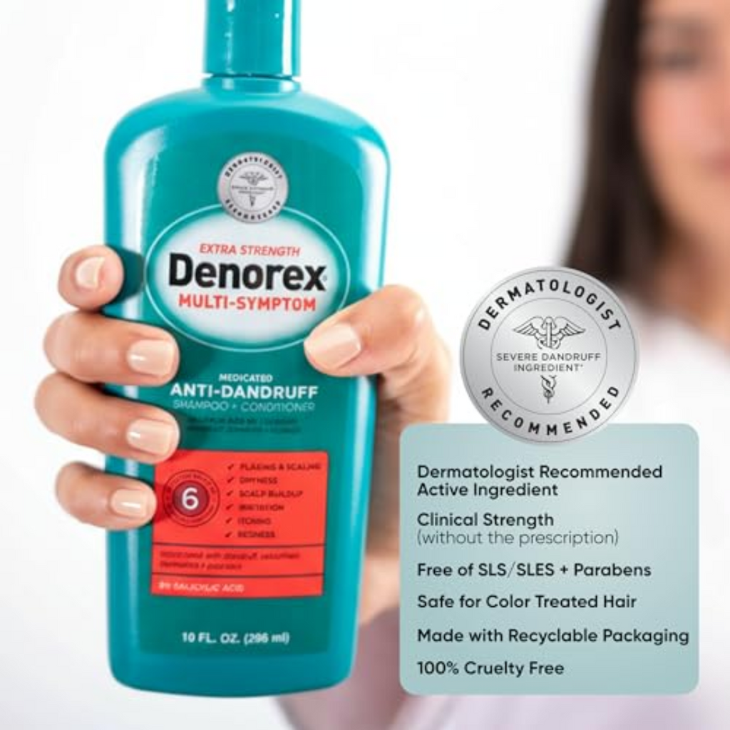Denorex Extra Strength Anti Dandruff Shampoo & Conditioner Treatment,
